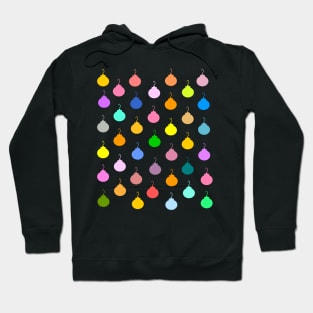 Colorful christmas lights bulbs pattern decoration Hoodie